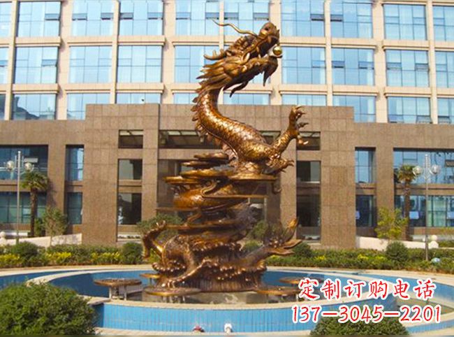 淮安悠久传承高品质铜雕喷泉雕塑