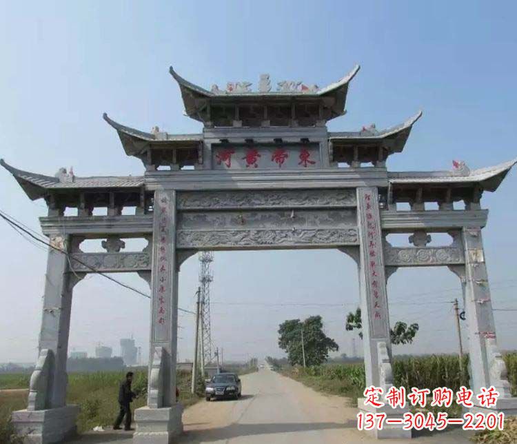 淮安精品牌坊石雕，令您赞叹不已