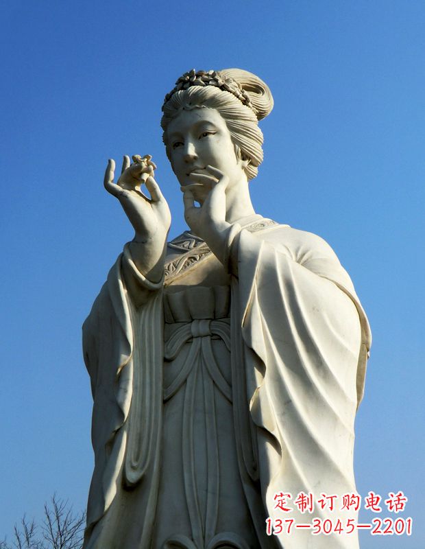 淮安精美绝伦的古代美女雕像