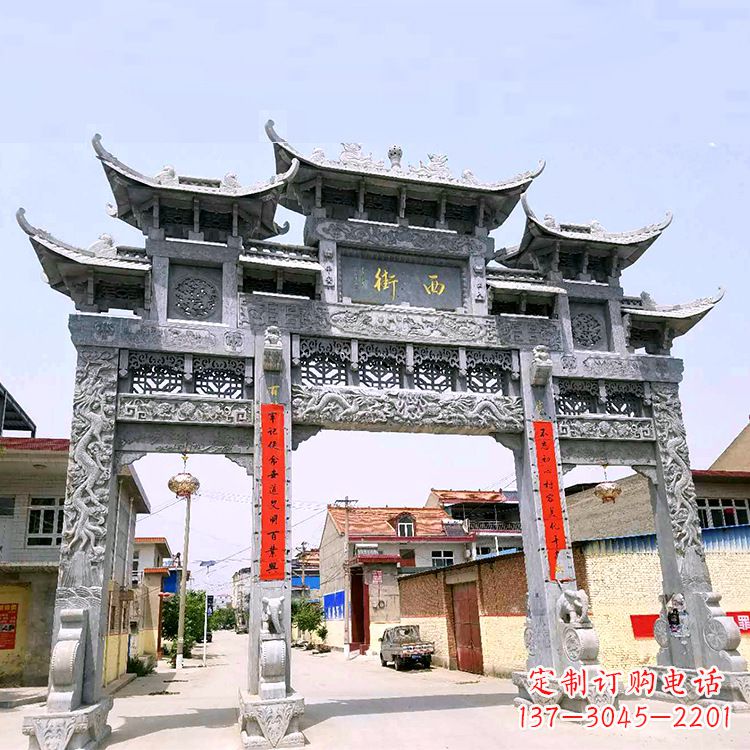 淮安[经典领航，高品质石雕牌坊雕塑]