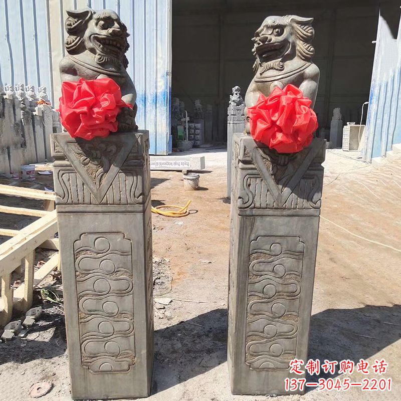 淮安石狮子栓马桩