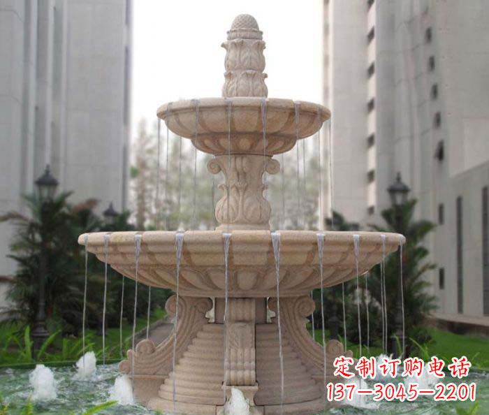 淮安双层喷泉小区石雕