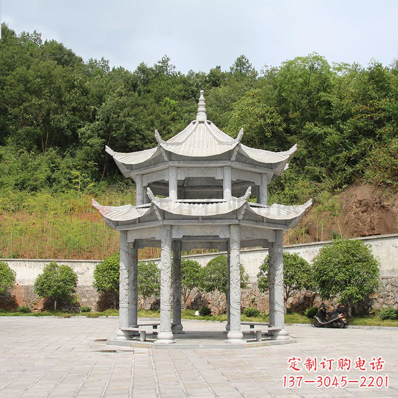 淮安双层庭院石凉亭