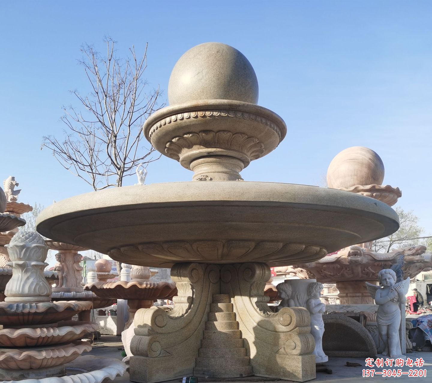 淮安松香玉大理石风水球