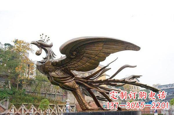 淮安铜雕凤凰