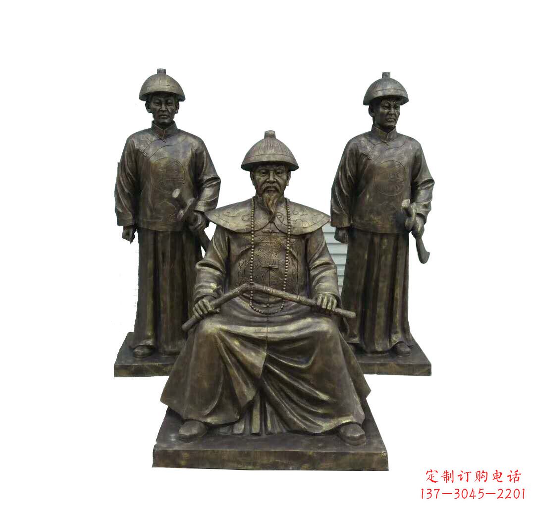 淮安铜雕古代名人林则徐