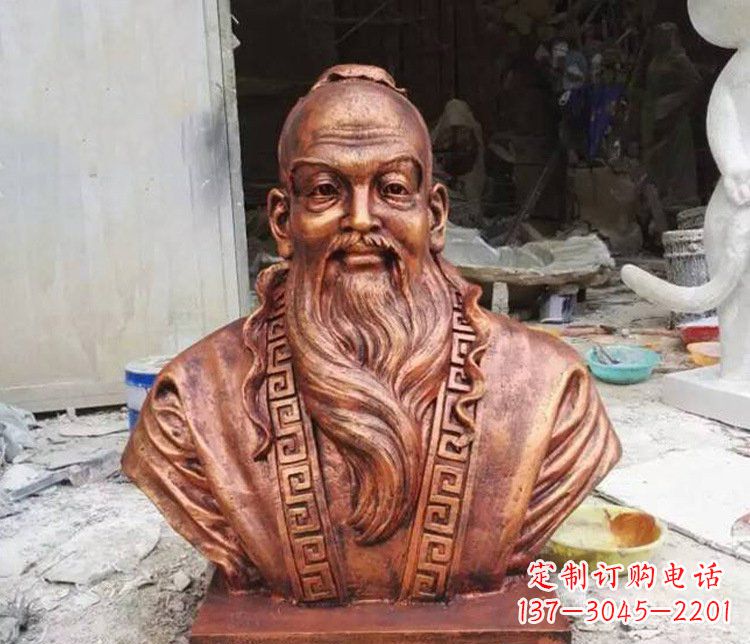 淮安铜雕古代孙思邈人物雕塑