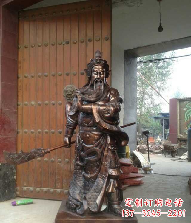 淮安铜雕关公像