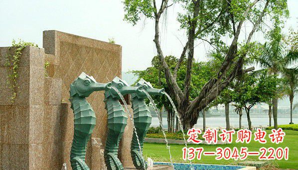 淮安铜雕海马雕塑