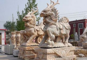 淮安麒麟镇宅石雕塑，品质卓越，匠心之作