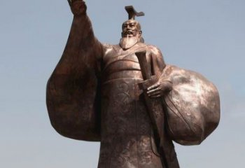 淮安秦始皇铜雕精美塑像，让历史回溯至您身边