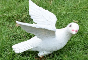 淮安象征和平的少女和平鸽雕塑