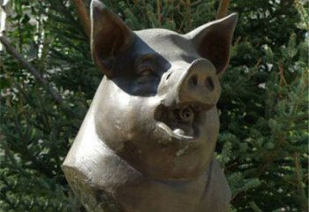 淮安十二生肖猪首铜雕，让你敬佩万年历史的艺术精髓