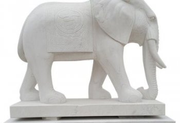 淮安石雕公园立式大象雕塑