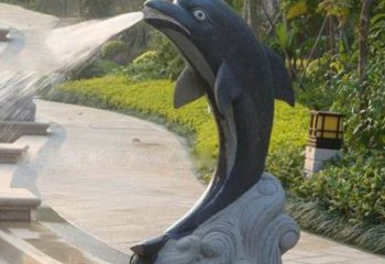 淮安海豚雕塑：惊艳世间，把精灵捧在掌心