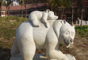 淮安狗熊雕塑景观，给你一个精美园林