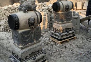 淮安定制大象雕塑石雕门墩，传承中国古典文化