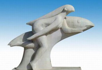 淮安中领雕塑海豚雕塑，让你的公园变得出众！