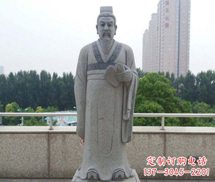淮安先秦法家代表人物商鞅石雕