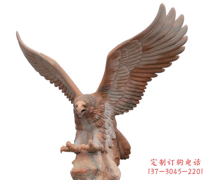 淮安雄鹰展翅石雕