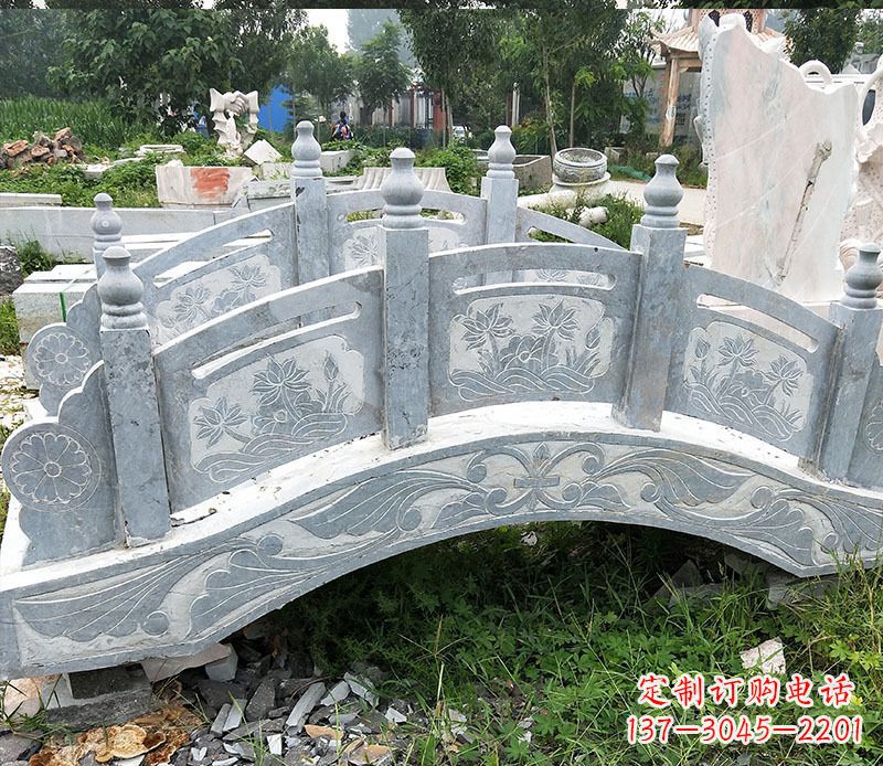 淮安园林仿古石拱桥景观石雕 (3)