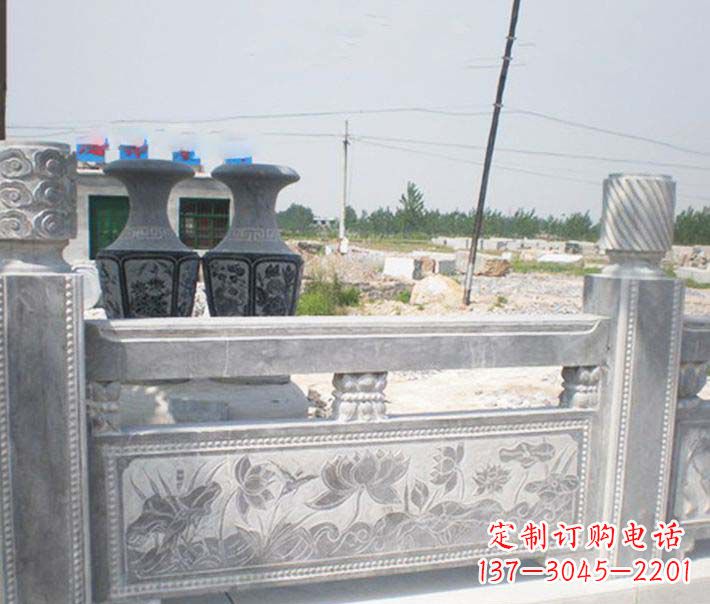 淮安园林仿古石栏板景观石雕 (3)