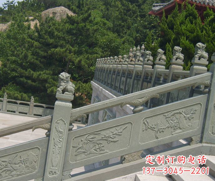 淮安园林仿古石栏板景观石雕 (4)