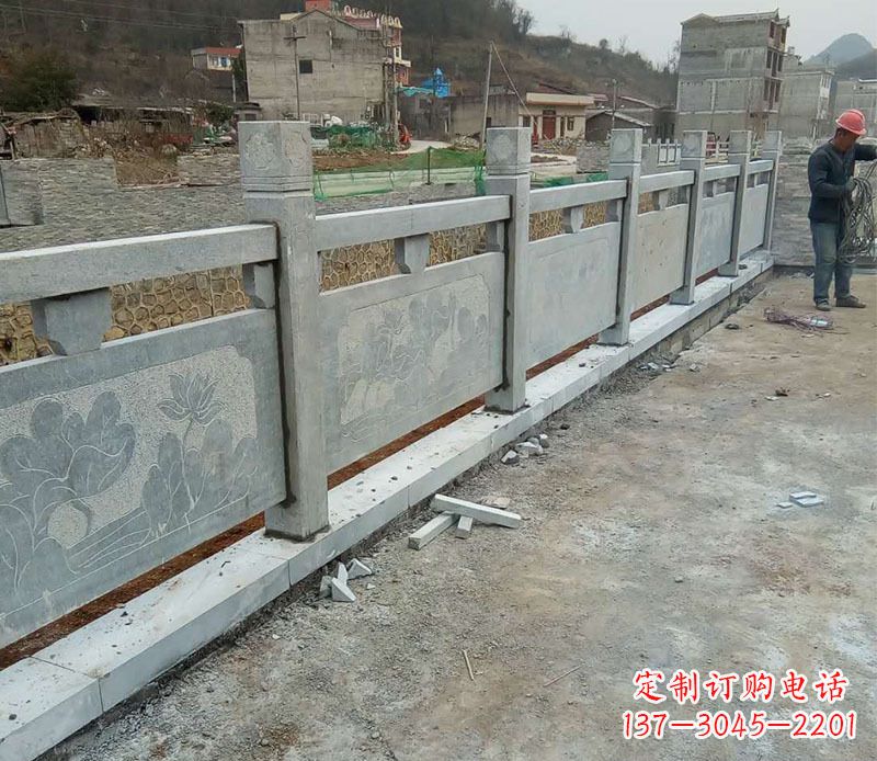 淮安园林仿古石栏板景观石雕 (5)