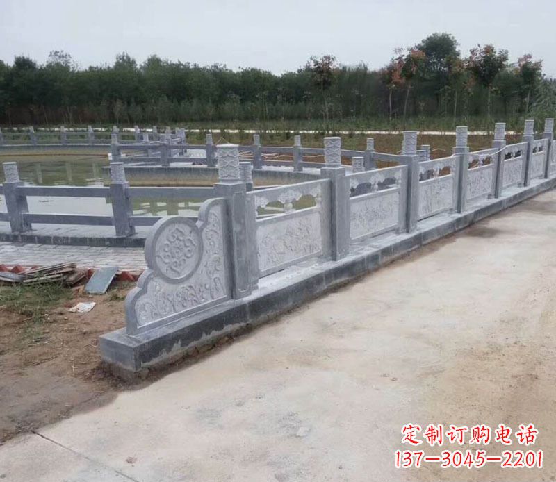 淮安园林仿古石栏板景观石雕 (11)