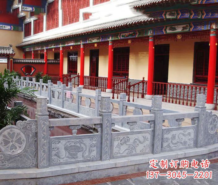 淮安园林仿古石栏板景观石雕 (12)