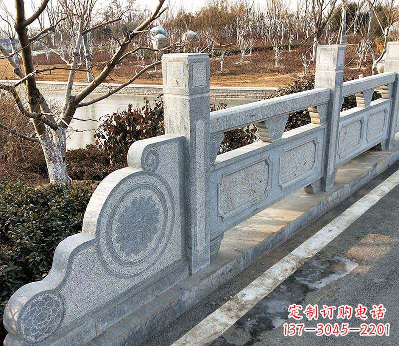 淮安园林仿古石栏板景观石雕_1
