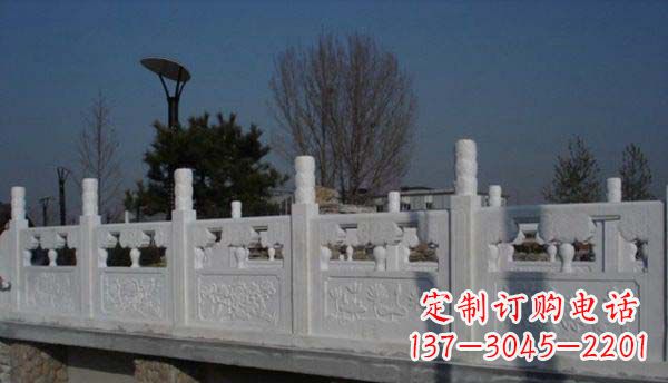 淮安园林汉白玉栏板景观石雕