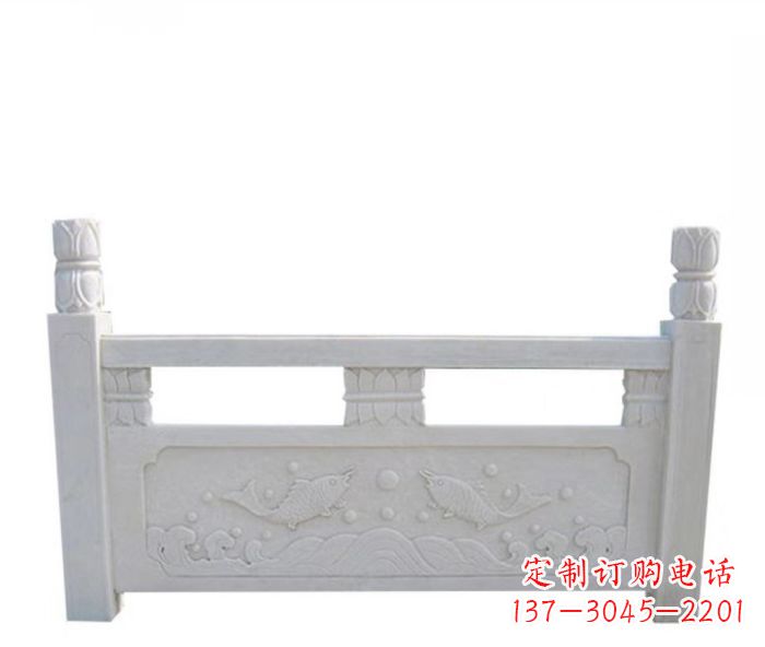 淮安园林汉白玉石浮雕栏板