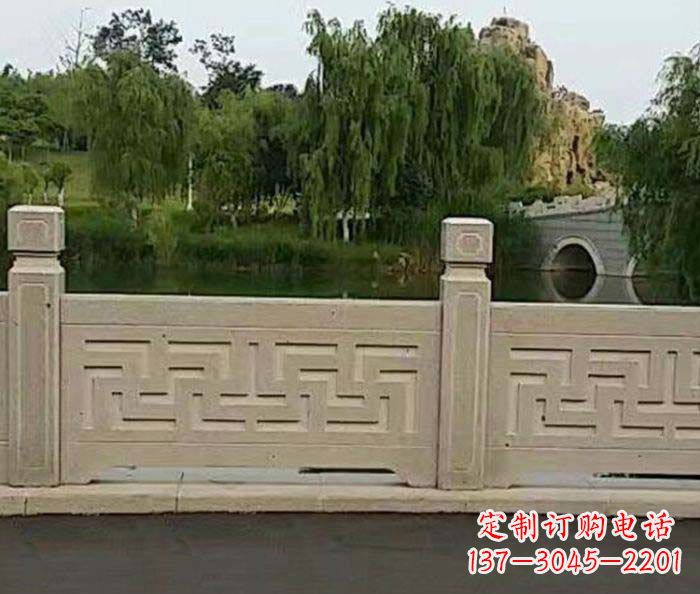淮安园林景观大理石栏板石雕 (4)
