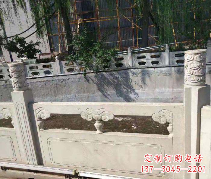 淮安园林景观大理石栏板石雕 (6)