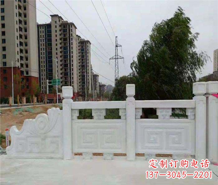 淮安园林景观大理石栏板石雕 (5)