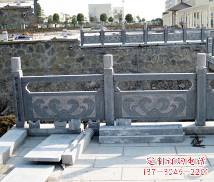 淮安园林景观大理石栏板石雕 (11)