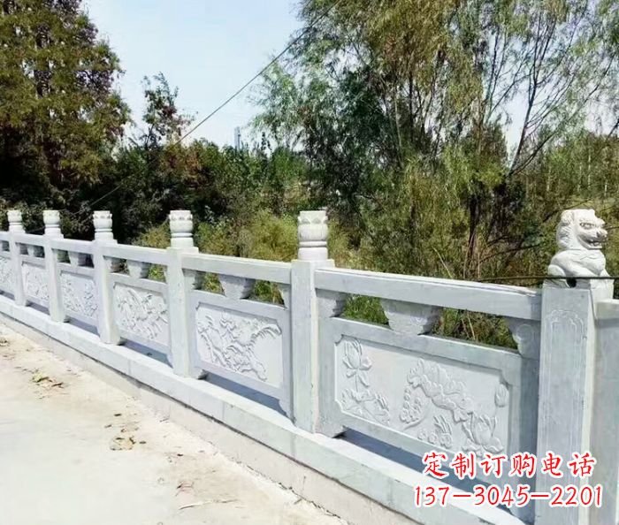 淮安园林景观大理石栏板石雕_1