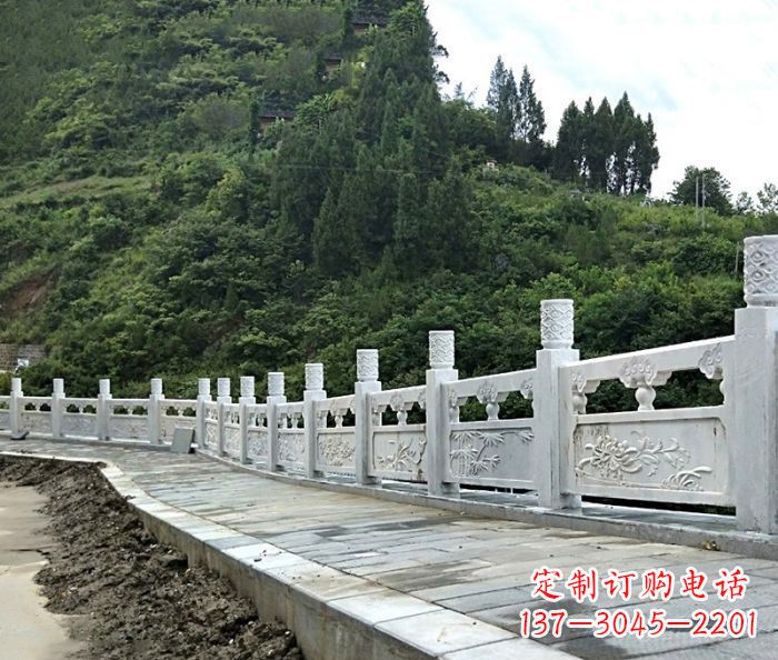 淮安园林景观大理石栏板石雕_2