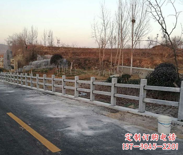 淮安园林景观大理石栏杆石雕 (2)
