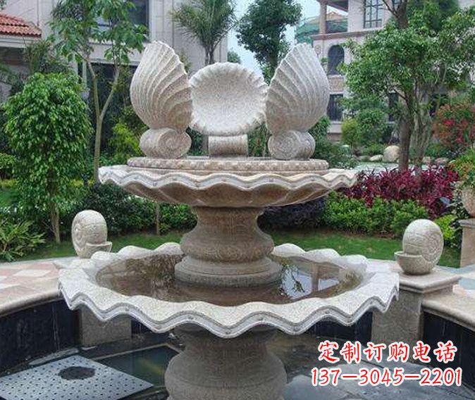 淮安园林景观多层喷泉石雕