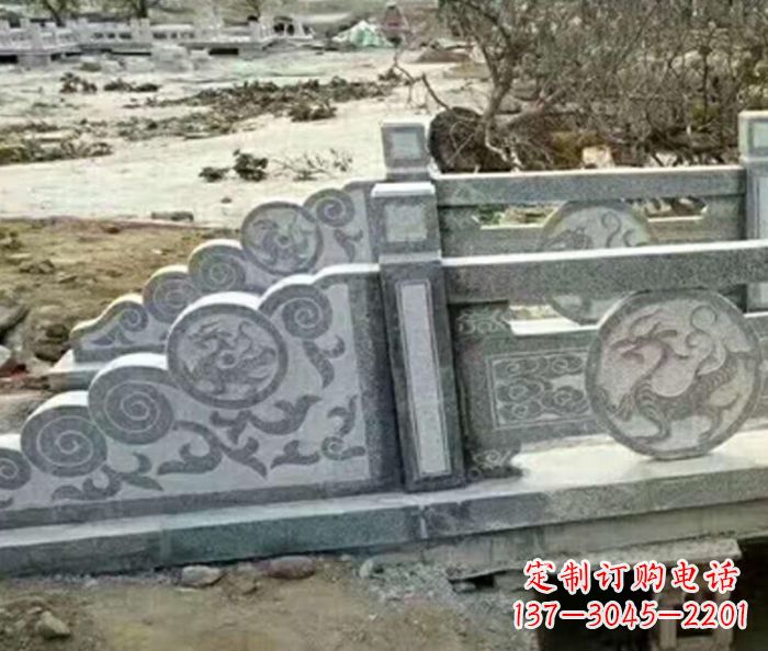 淮安园林景观仿古石雕栏板 (10)