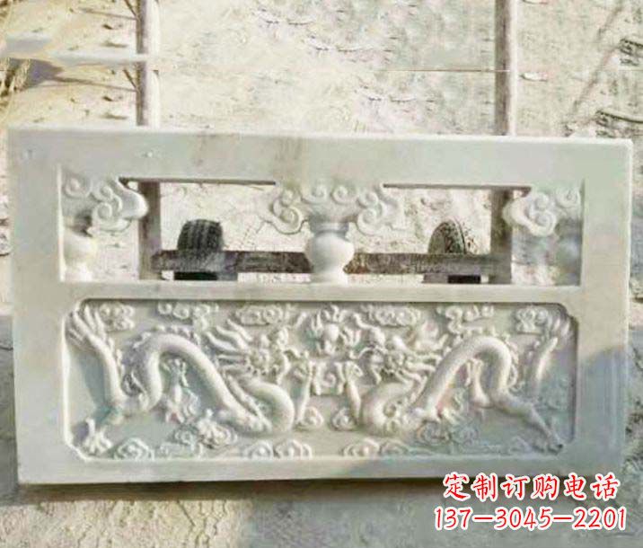 淮安园林石浮雕栏板景观石雕