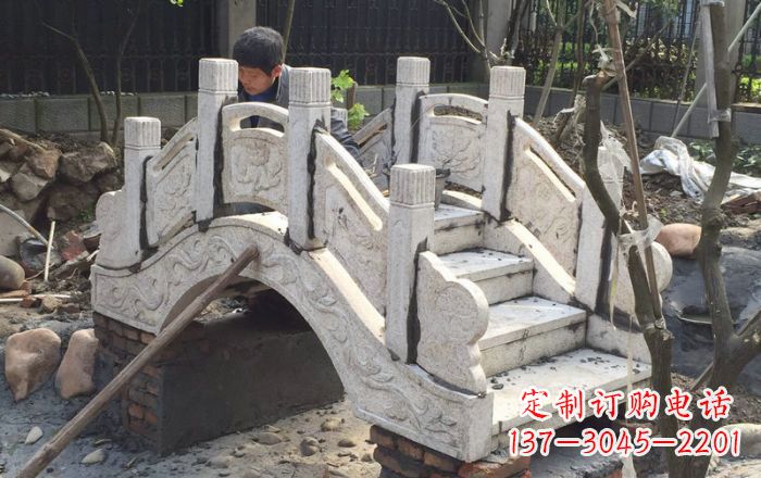 淮安园林小型石拱桥 (2)