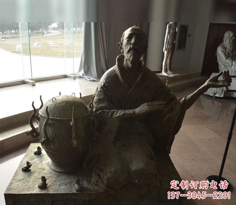 淮安张衡铜雕