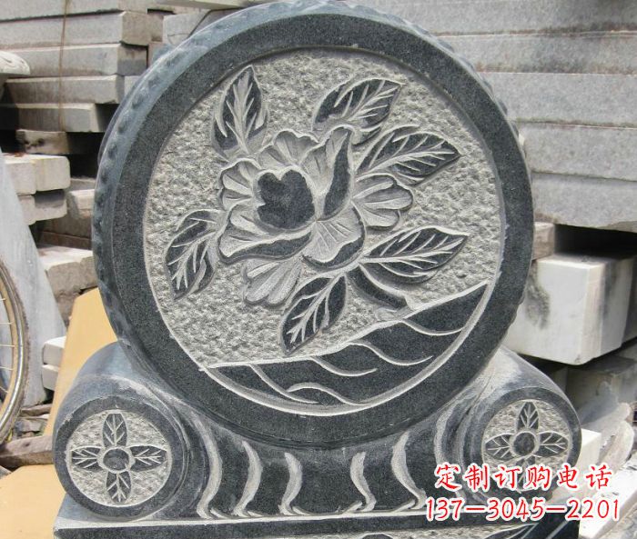 淮安招财抱鼓石仿古石门墩