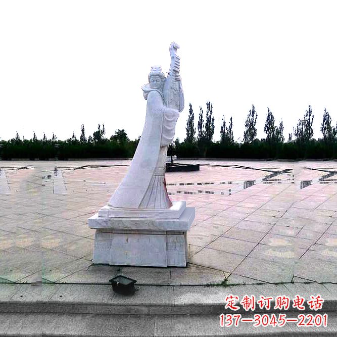 淮安中国古代四大美女之王昭君广场石雕塑