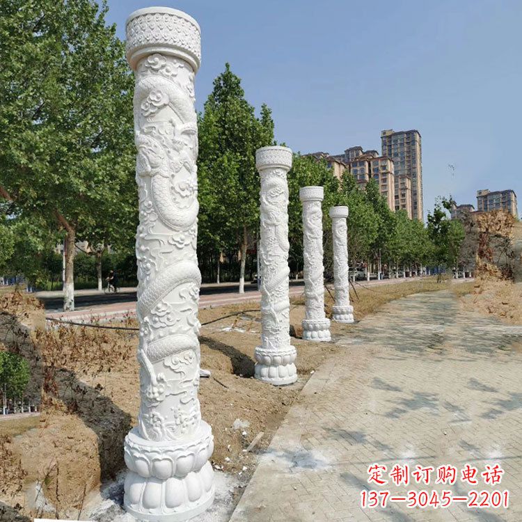 淮安中国龙柱雕刻