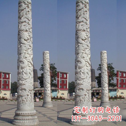 淮安中国龙柱雕塑
