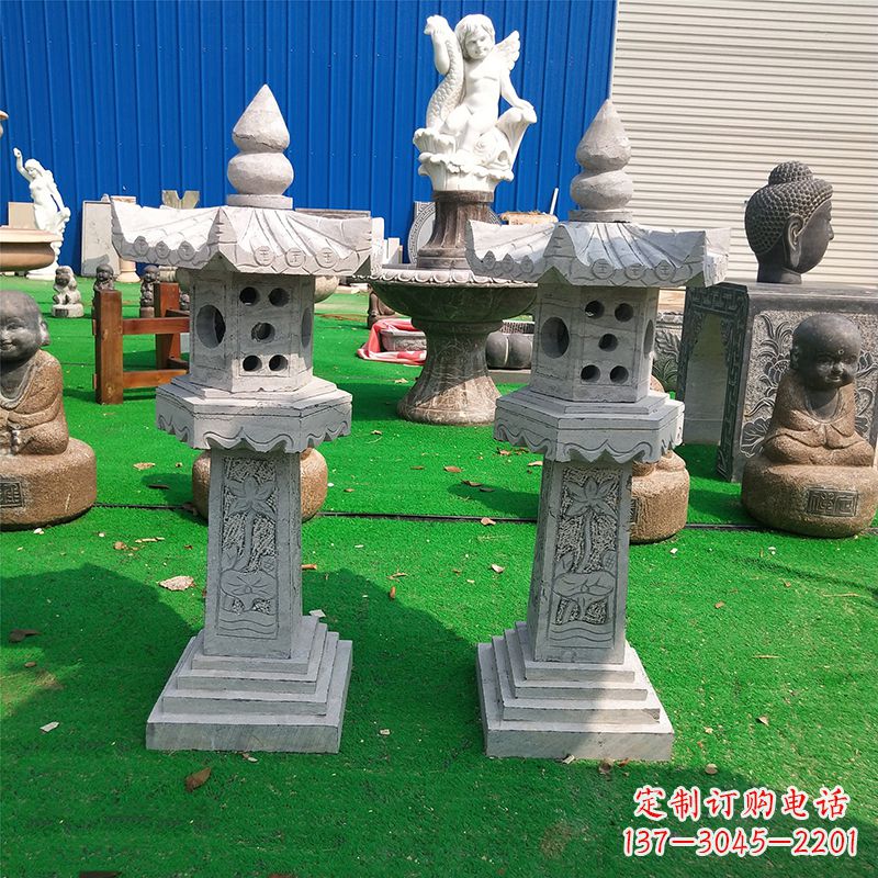 淮安中式大理石灯笼